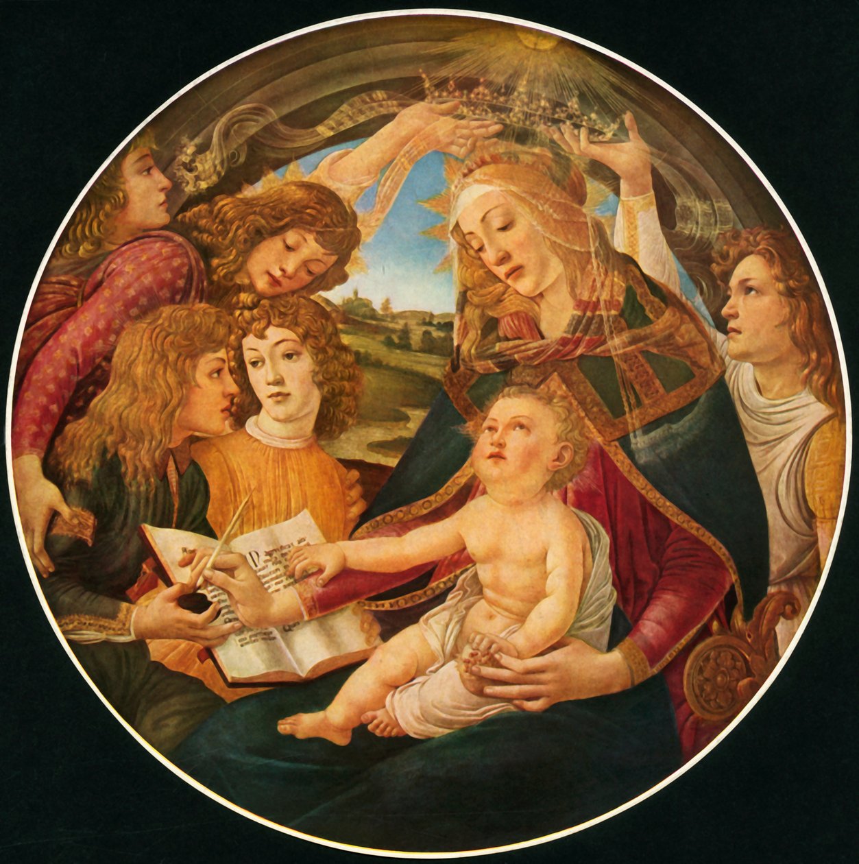 Madonna från Magnificat, 1481, 1937. av Sandro Botticelli