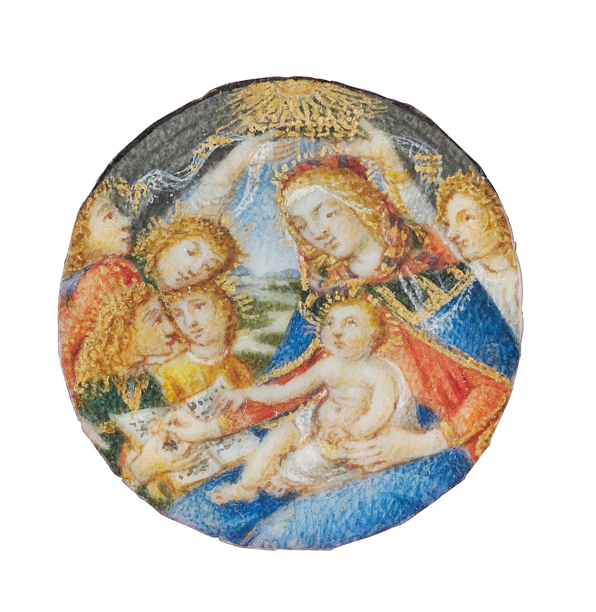 Madonna från Magnificat, Florens, sent 1400-tal - tidigt 1500-tal av Sandro Botticelli