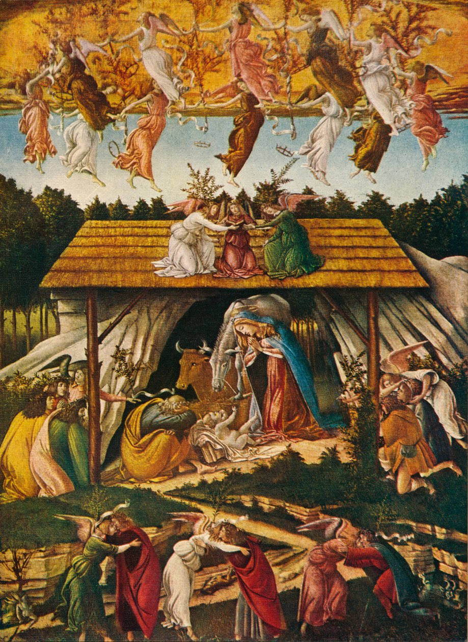 Mystic Nativity, 1500, 1909 av Sandro Botticelli