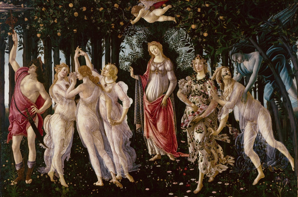 Spring, ca 1478 (tempera på panel) av Sandro Botticelli