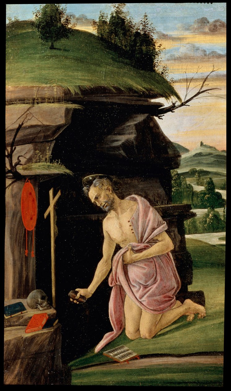 Saint Hieronymus, mellan 1498 och 1505 av Sandro Botticelli