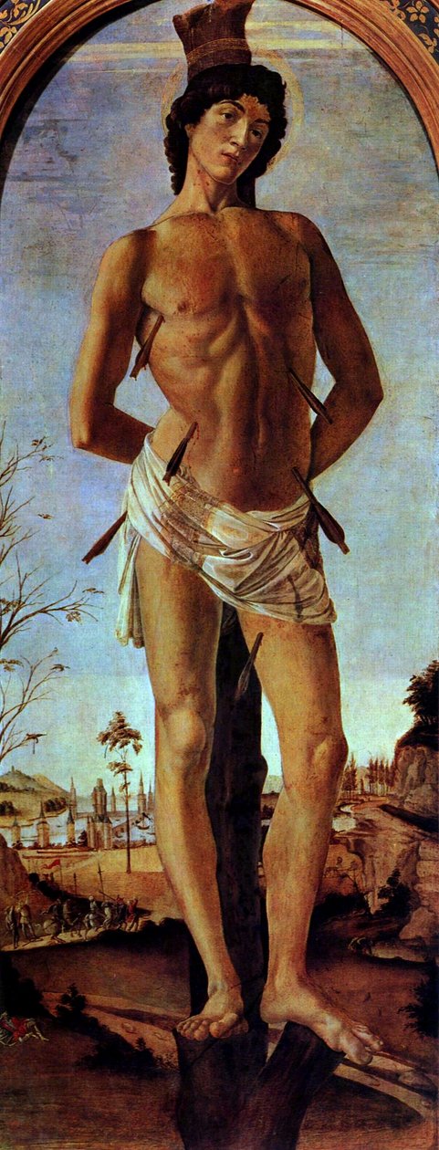 Sankt Sebastian av Sandro Botticelli