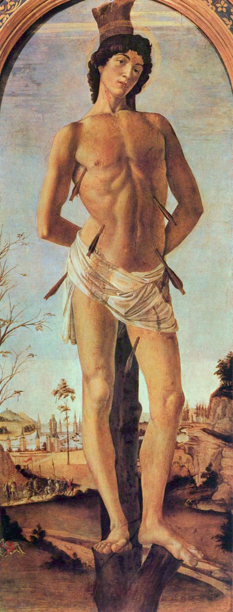 Sankt Sebastian, 1474. av Sandro Botticelli