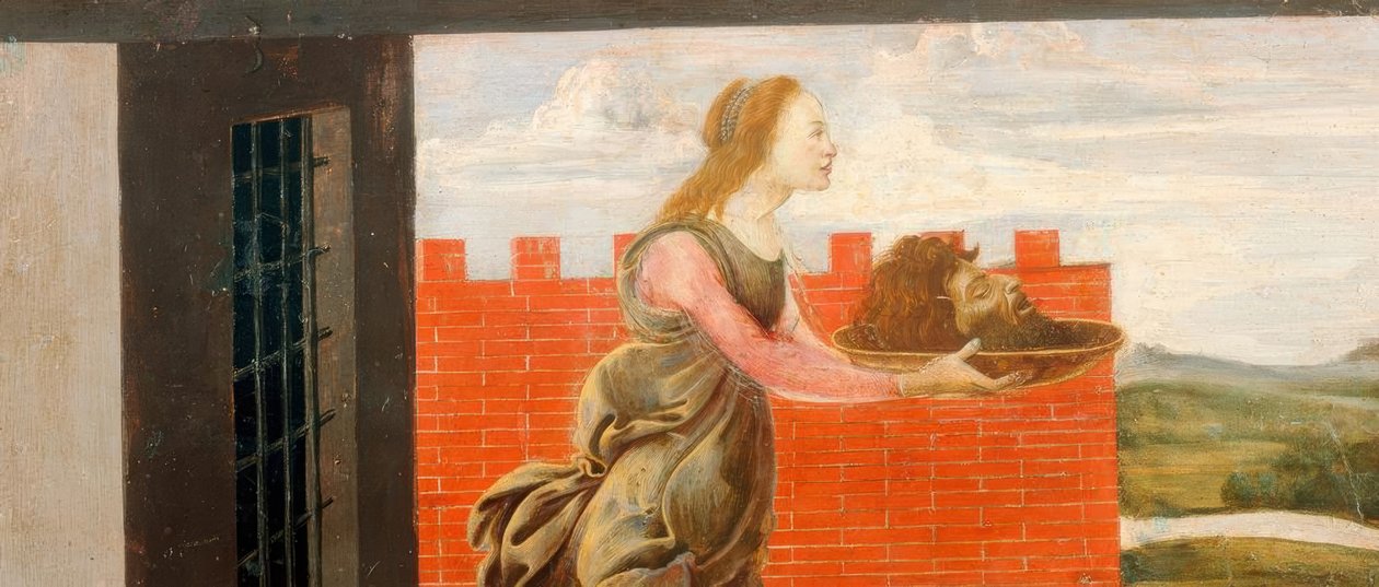 Salome med Johannes Döparens huvud av Sandro Botticelli
