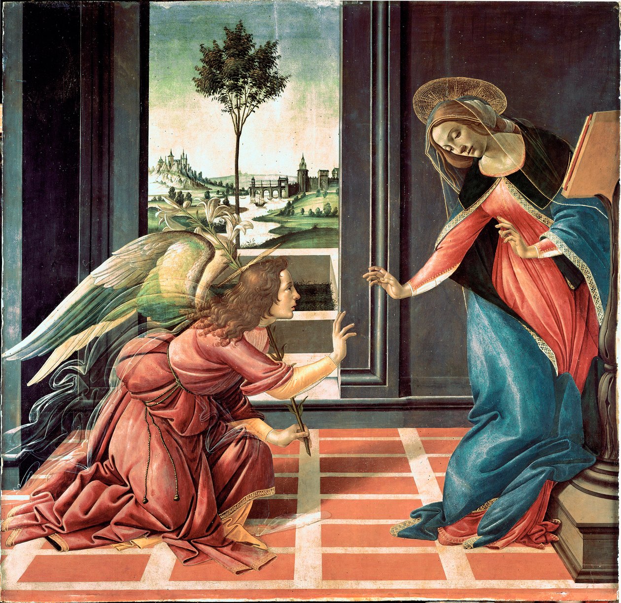 Bebådelsen av Cestello, 1489 av Sandro Botticelli