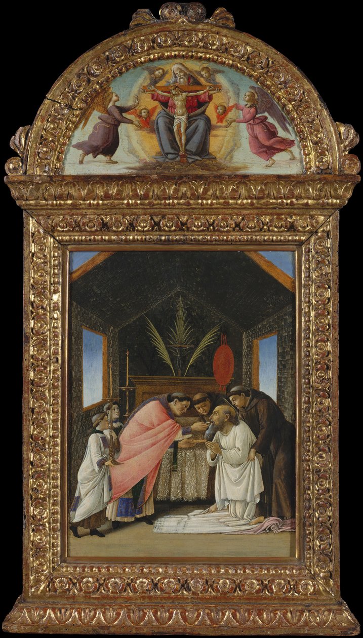 The Last Communion of Saint Hieronymus, tidigt 1490-tal. av Sandro Botticelli
