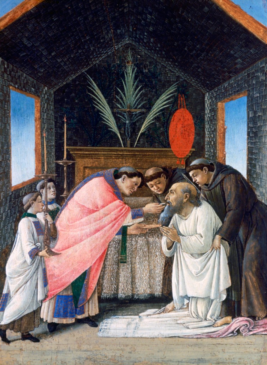 Den sista nattvarden av Sankt Hieronymus, c1495 av Sandro Botticelli