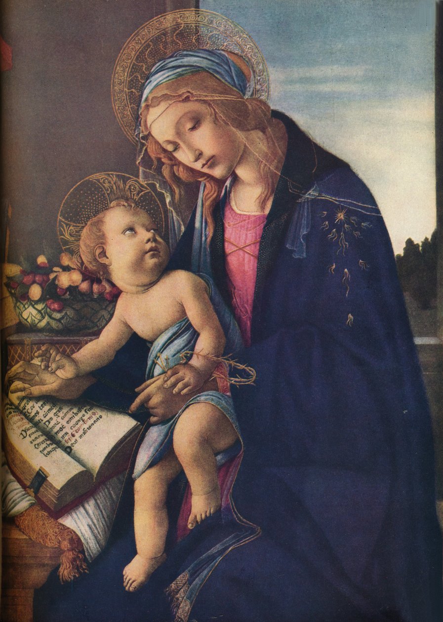Jungfrun och barnet, c1480, 1936 av Sandro Botticelli