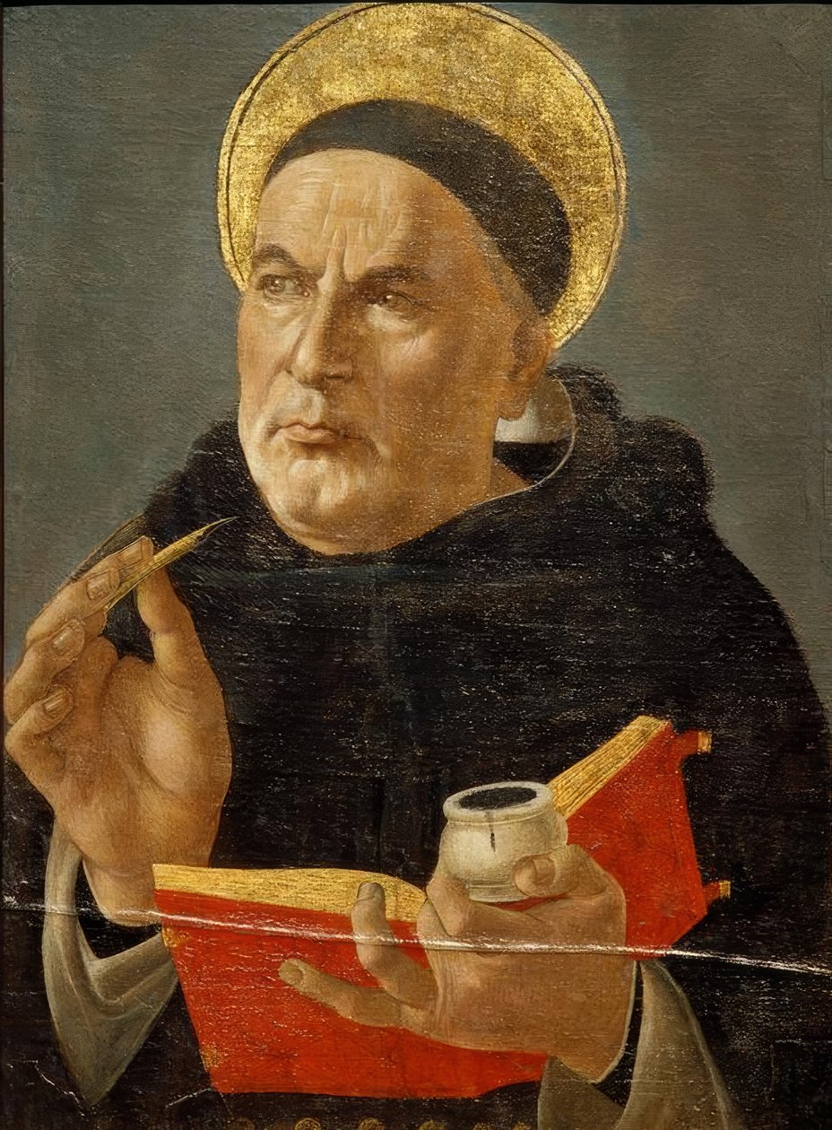 Thomas av Aquino. av Sandro Botticelli