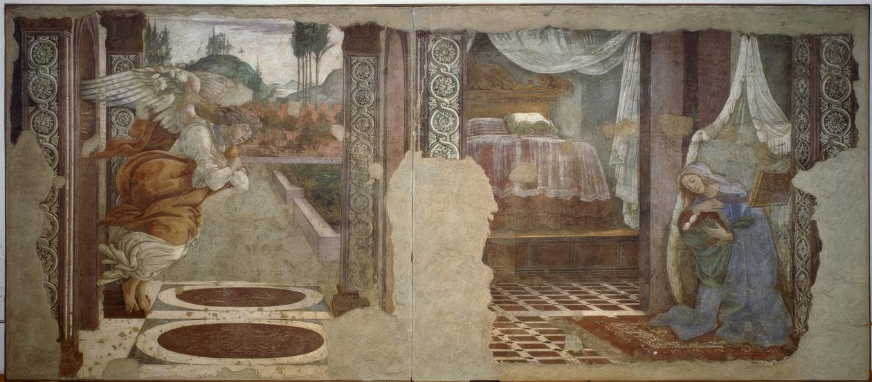 Tillkännagivande av S.Martino av Sandro Botticelli