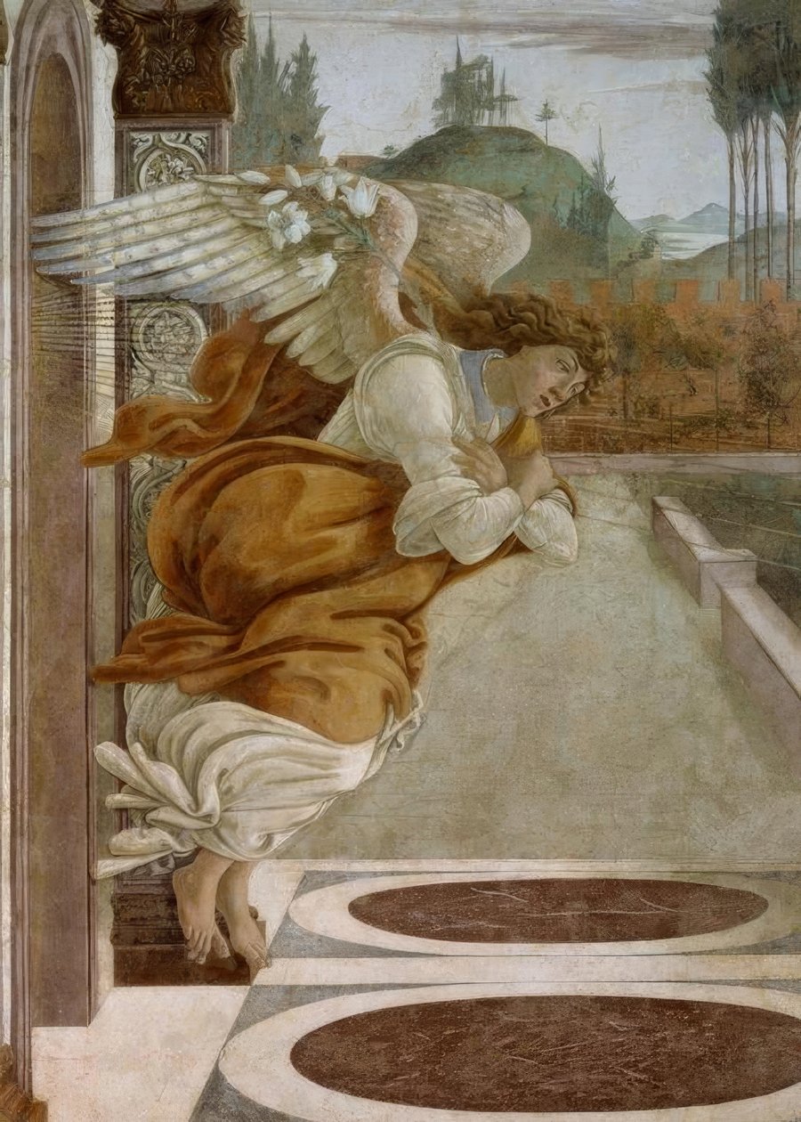 Beskedet från S.Martino av Sandro Botticelli