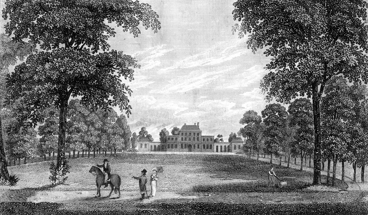 Ember Court, nära Thames Ditton, Surrey, England, 1808. av Sands