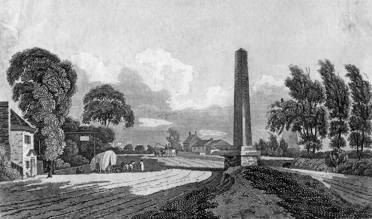 Hadley Highstone, nära Barnet, 1805. av Sands