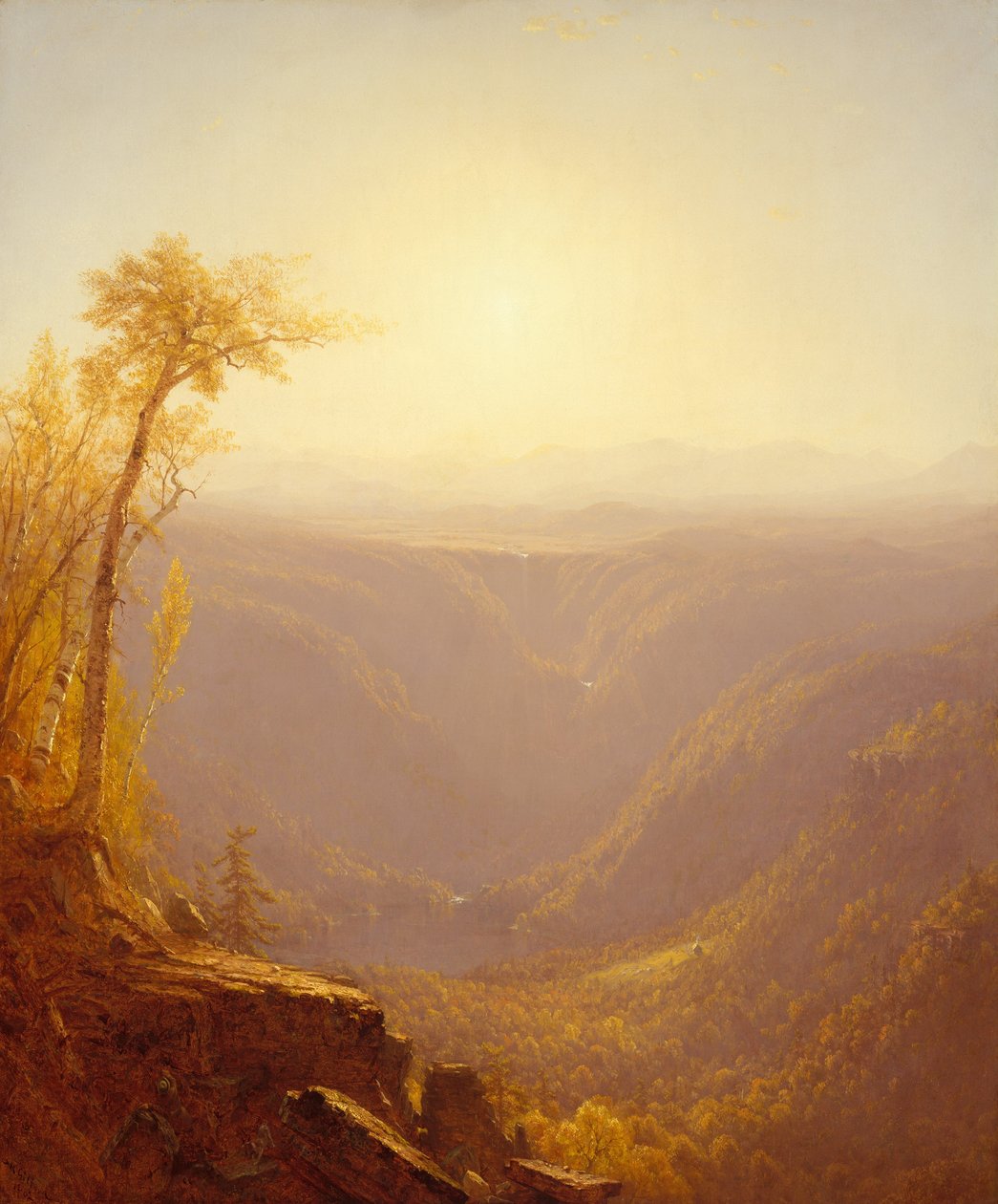 A Gorge in the Mountains Kaaterskill Clove, 1862. av Sanford Robinson Gifford