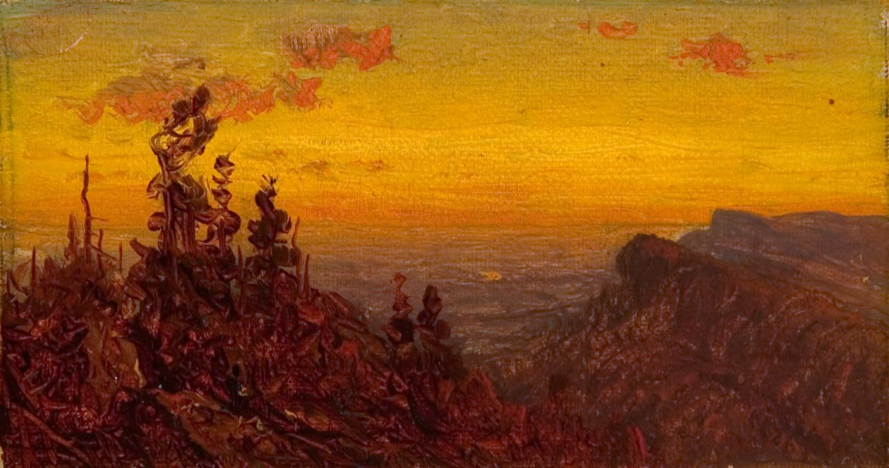Från Shawangunk Mountains av Sanford Robinson Gifford