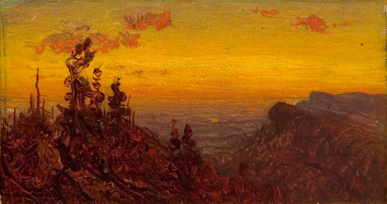 Från Shawangunk-bergen, 1823-1880. av Sanford Robinson Gifford