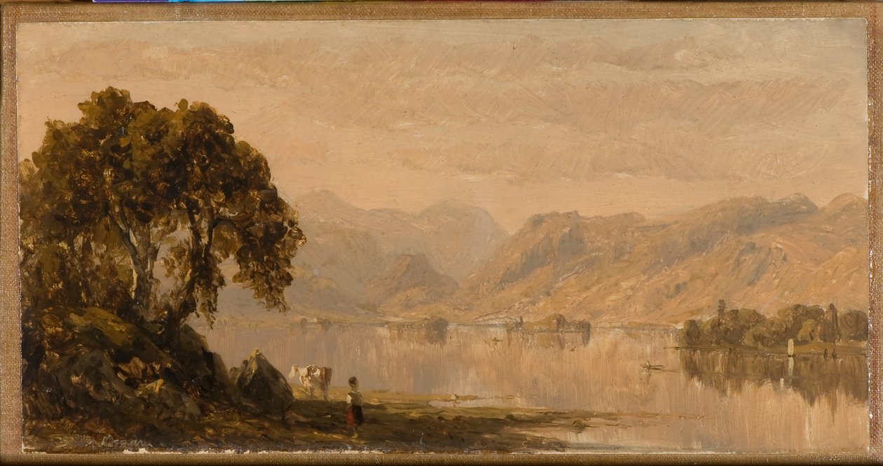 Rydalwater, en skiss 1855 (olja på duk) av Sanford Robinson Gifford