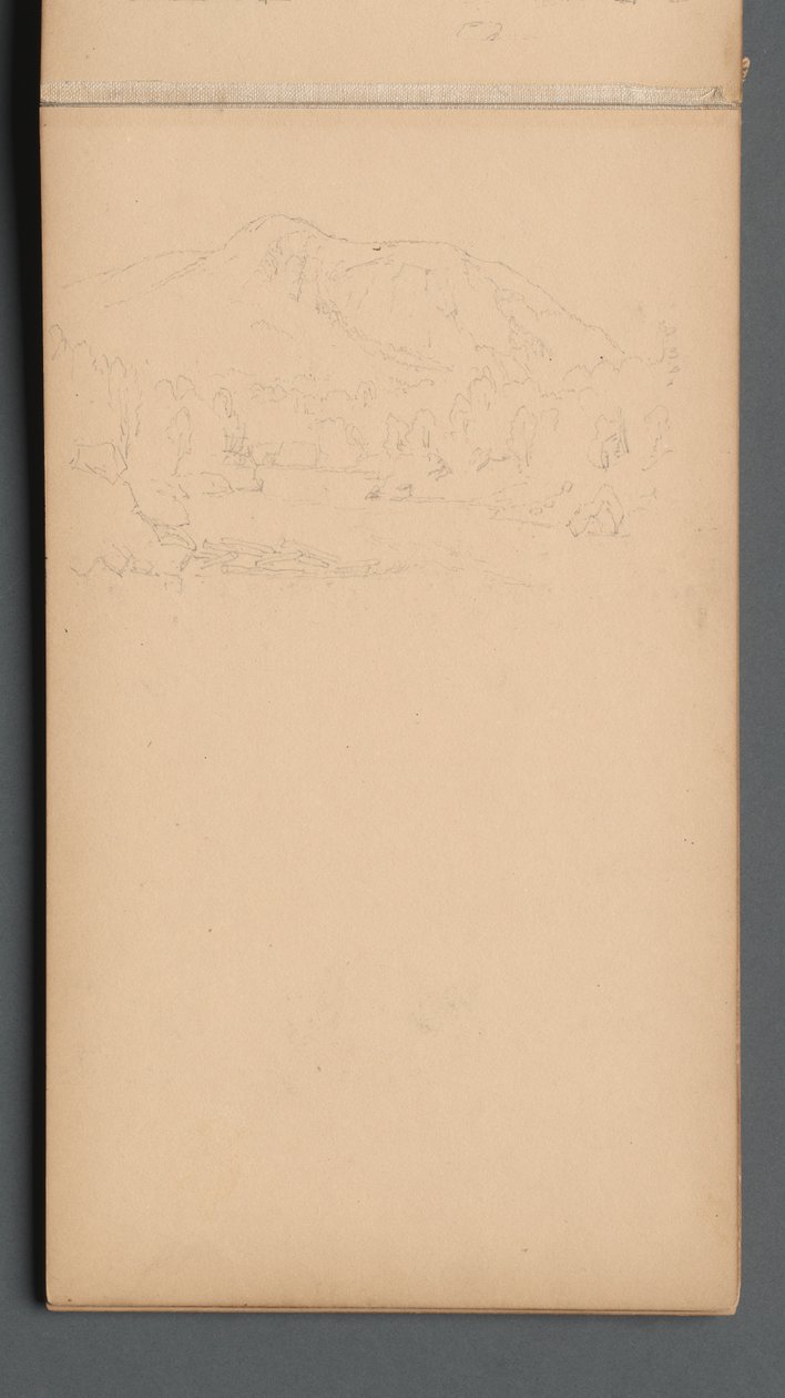 Skissbok, sida 08: Carter Mountian, 1859. av Sanford Robinson Gifford