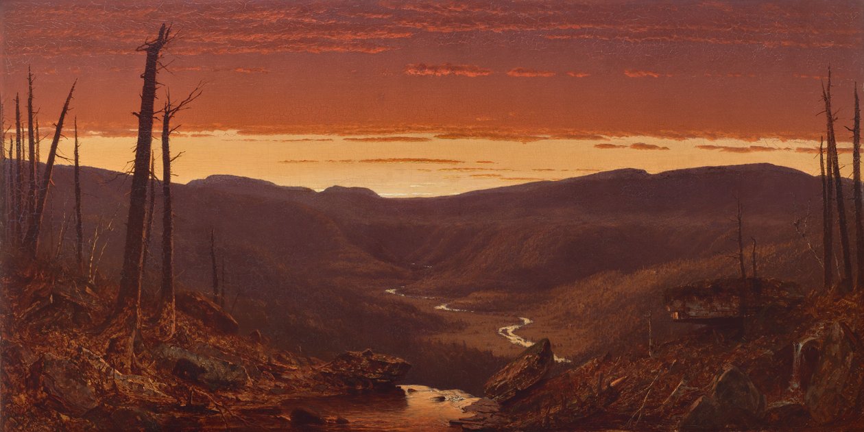 Skymning i Catskills av Sanford Robinson Gifford