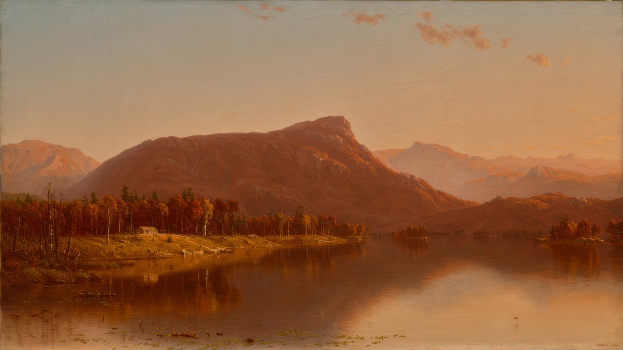 Ett hus i naturen av Sanford Robinson Gifford