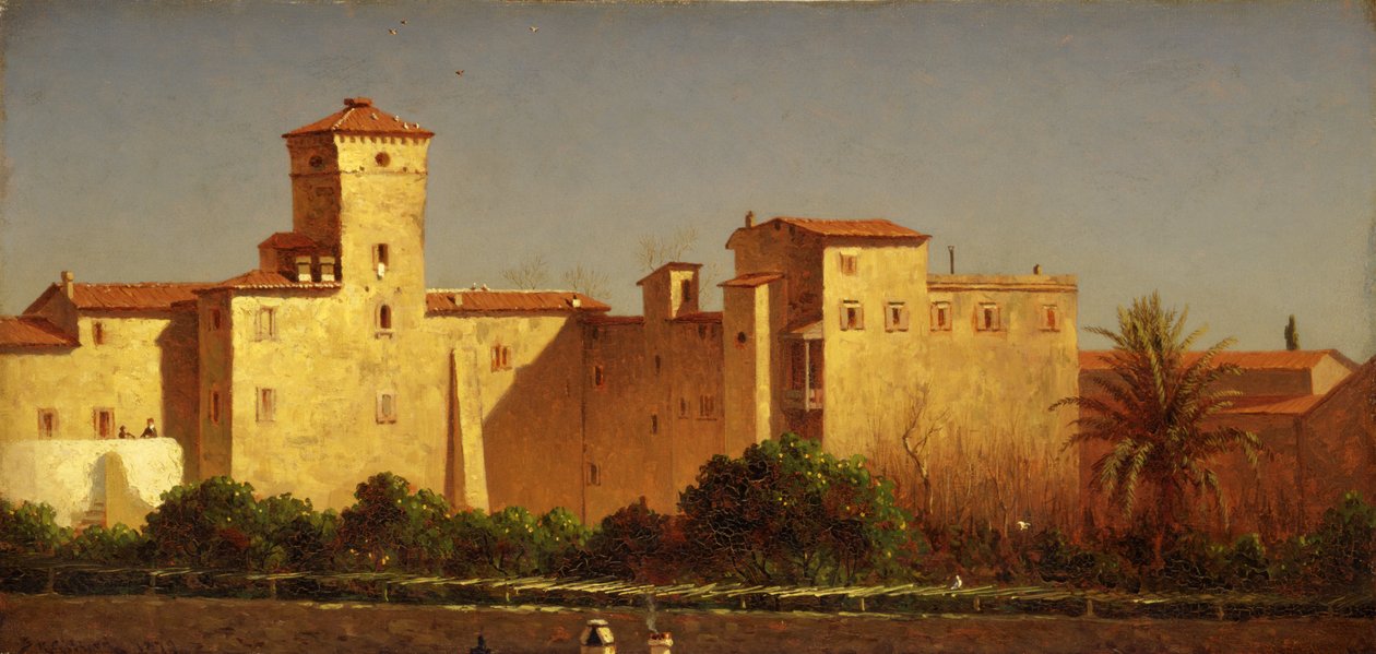 Villa Malta, Rom, 1879. av Sanford Robinson Gifford