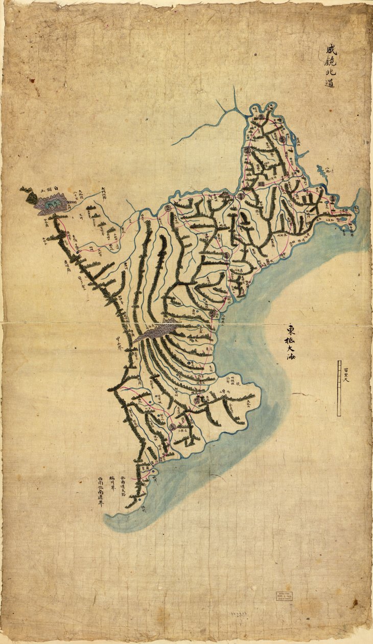 Chosŏn chido. LOC 83675009-4 av Sang Gi Chŏng