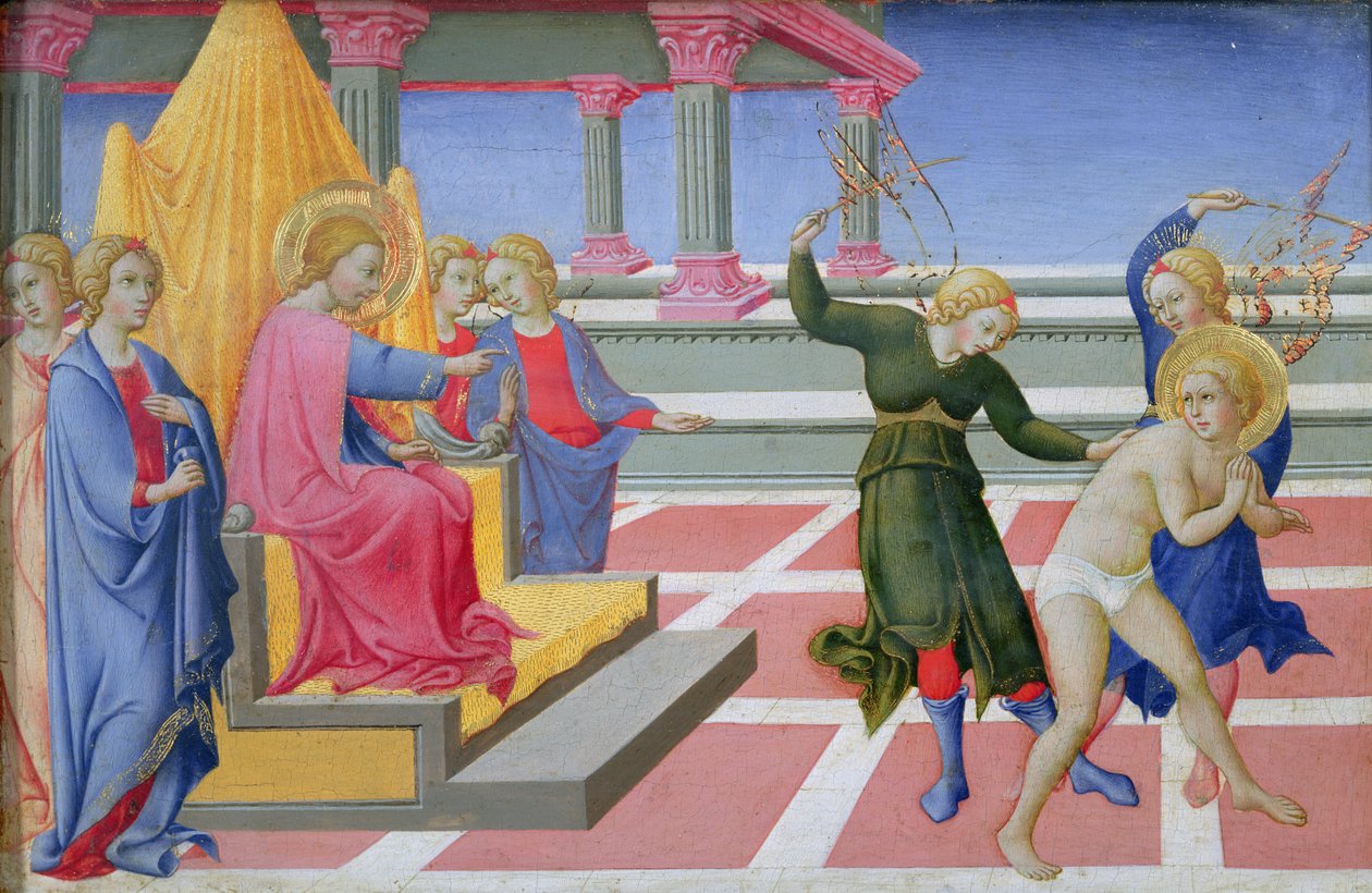 Den helige Jeromes dröm, 1444 av Sano di Pietro