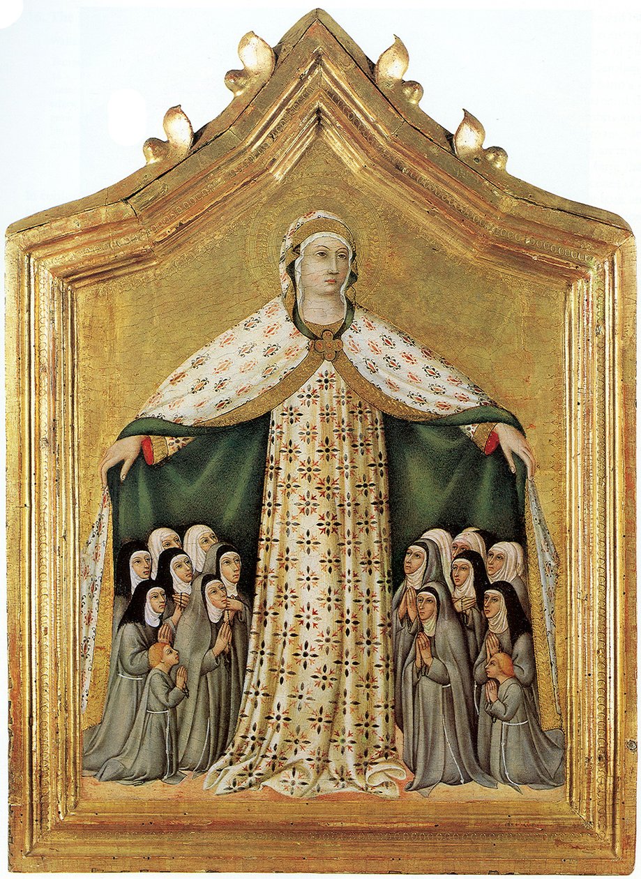 Madonna of Mercy Madonna of Mercy, 1440-talet av Sano di Pietro