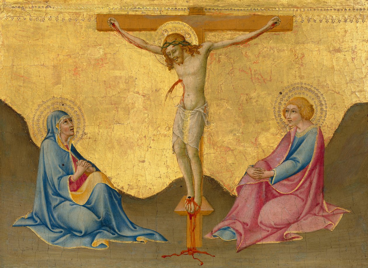 Korsfästelsen, ca. 14451450. av Sano di Pietro