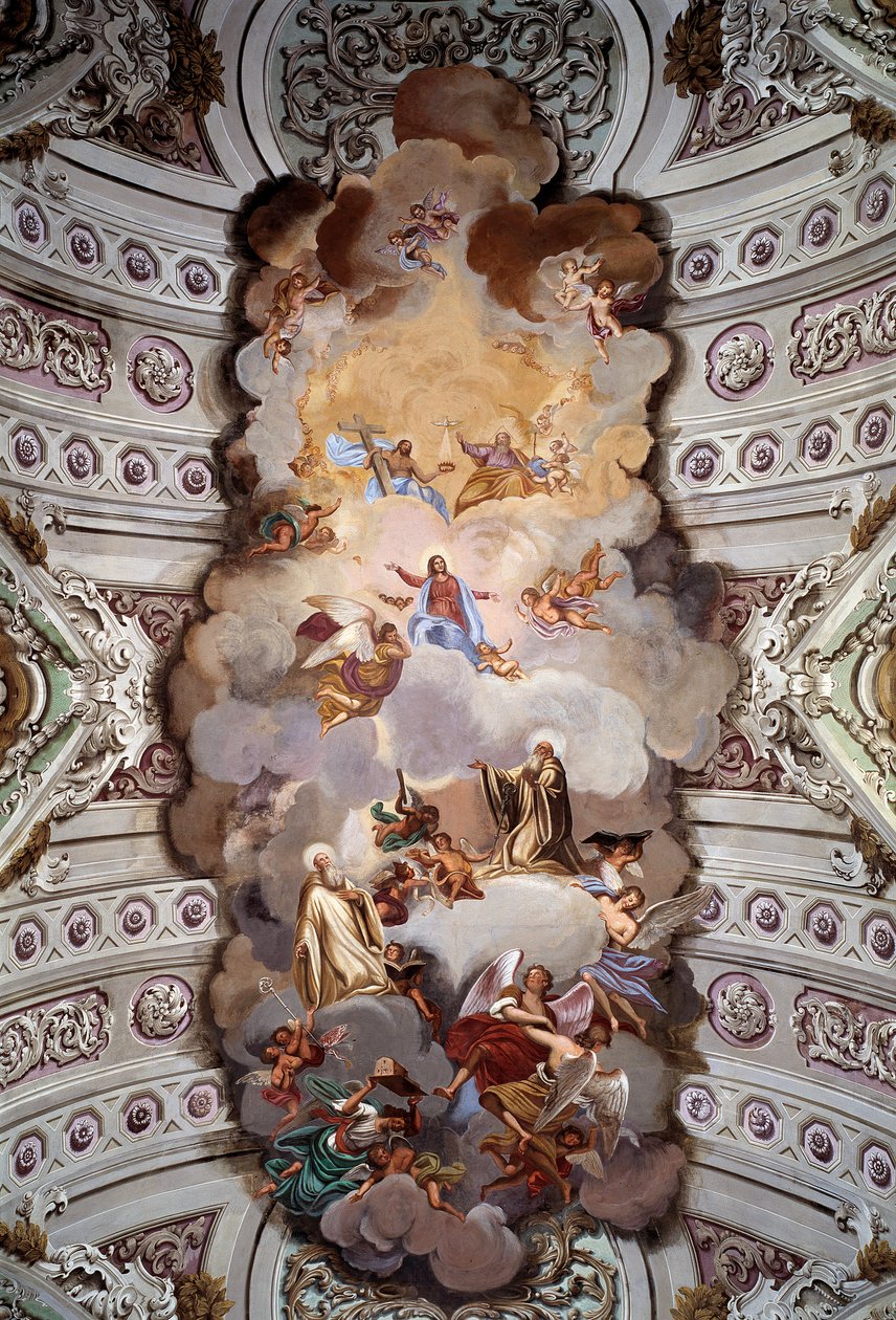 St Romualds ära (fresk av Sante Pacini