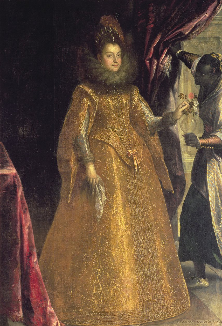 Porträtt av Giulia, hustru till Cesare D