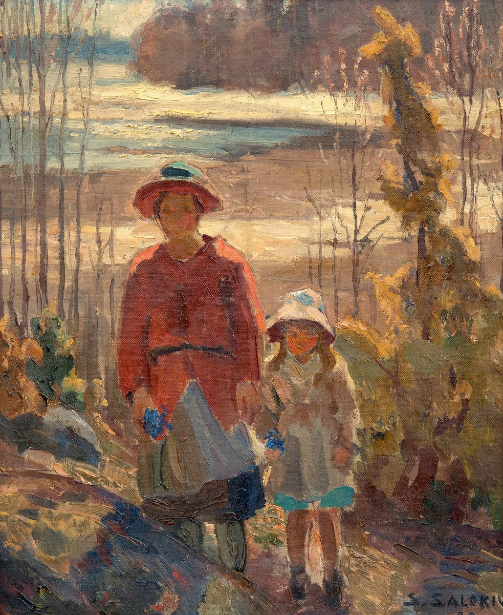 Mamma och barn av Santeri Salokivi