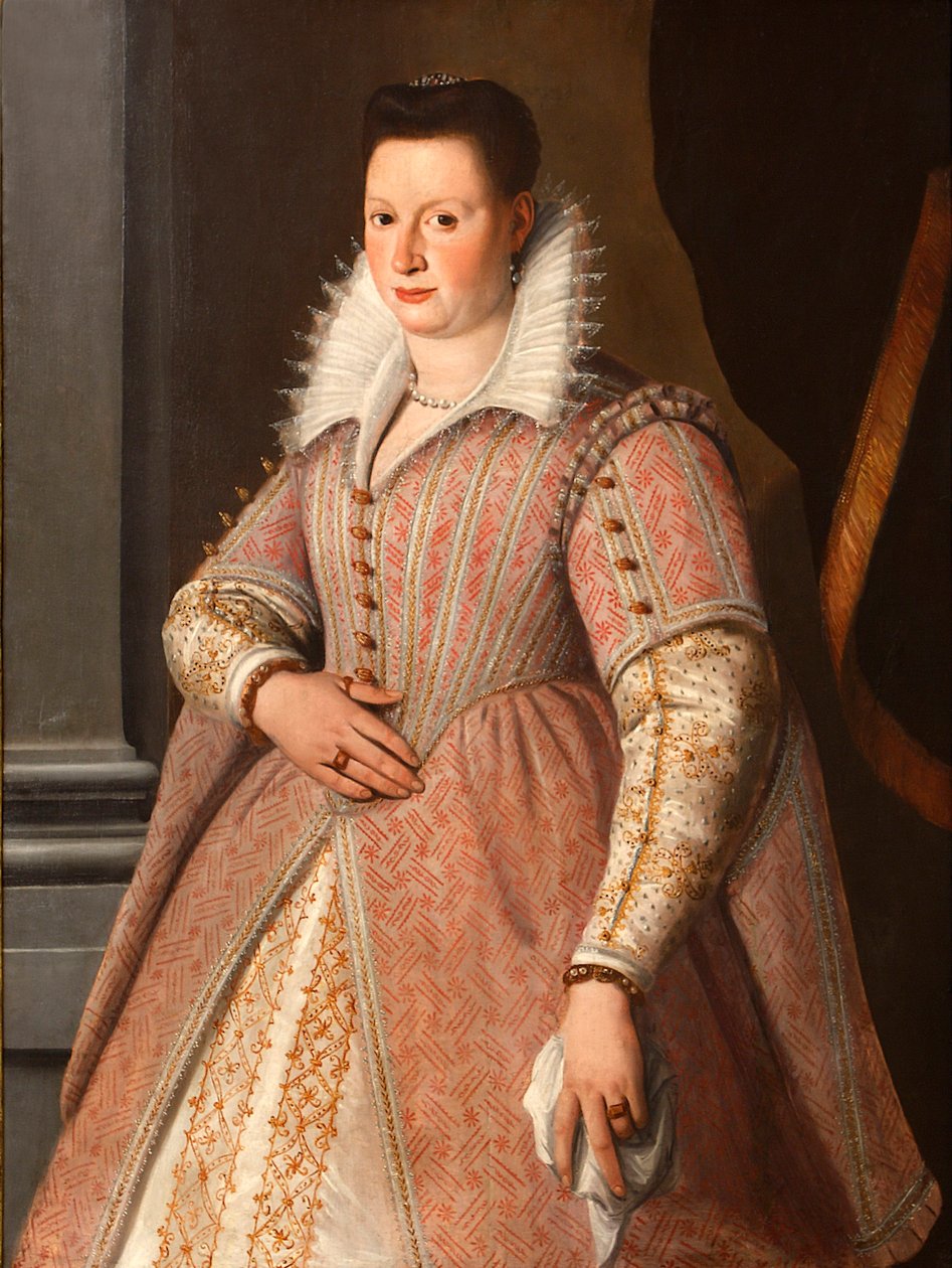 Porträtt av Bianca Cappello 1548-1587, 1500-talet. av Santi di Tito