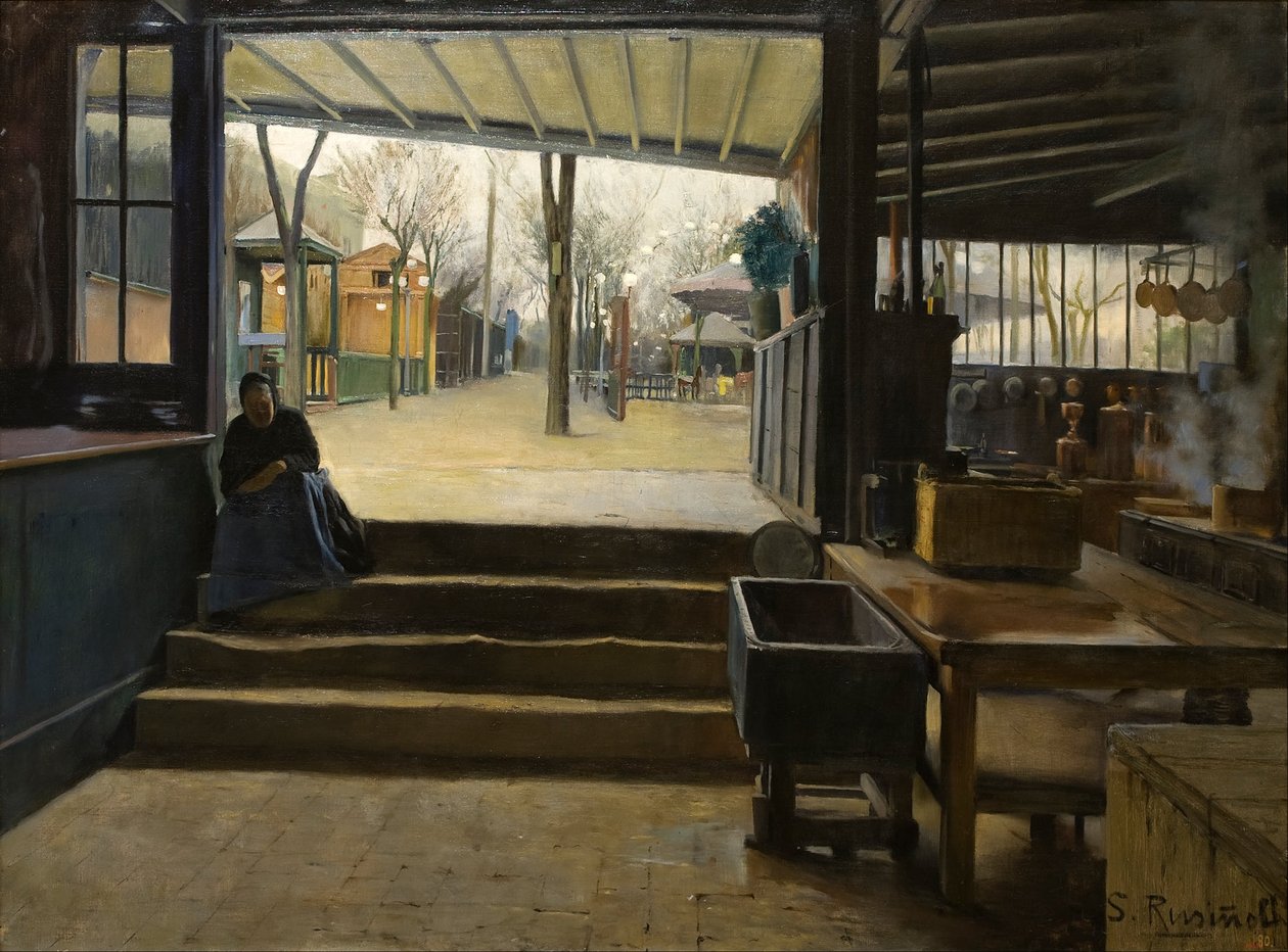 Laboratory of La Galette av Santiago Rusiñol
