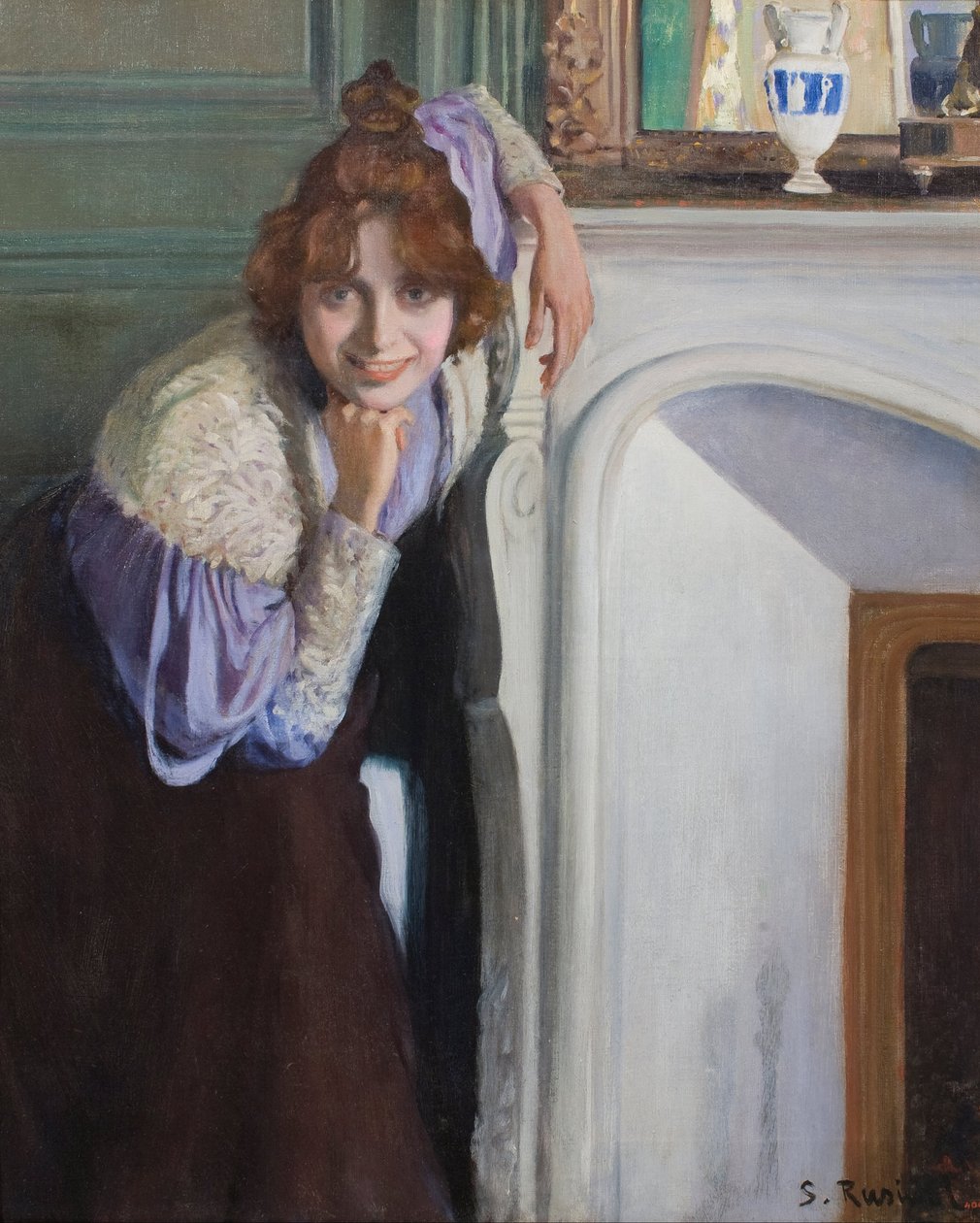 Laughing Girl av Santiago Rusiñol