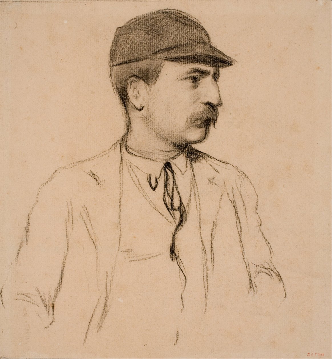 Portrait of Genís Muntaner av Santiago Rusiñol