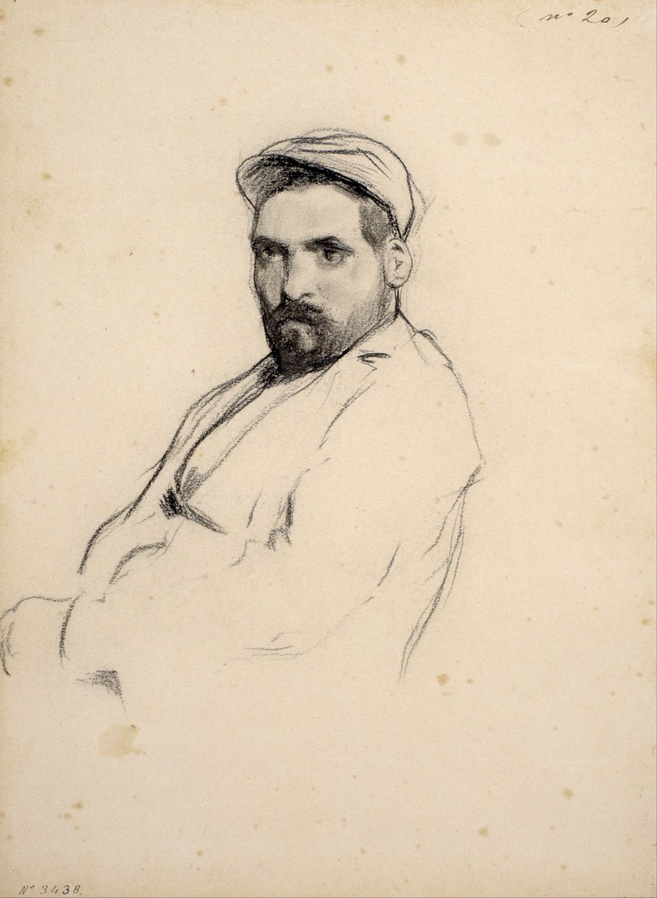 Portrait of a Man av Santiago Rusiñol
