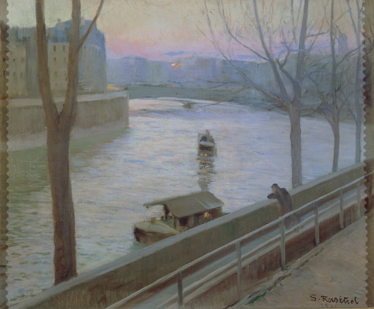 Ön Saint Louis av Santiago Rusinol i Prats