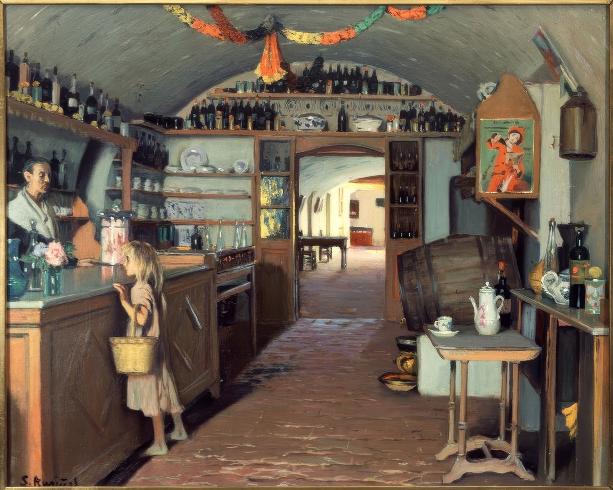 Den lilla tavernan av Santiago Rusiñol