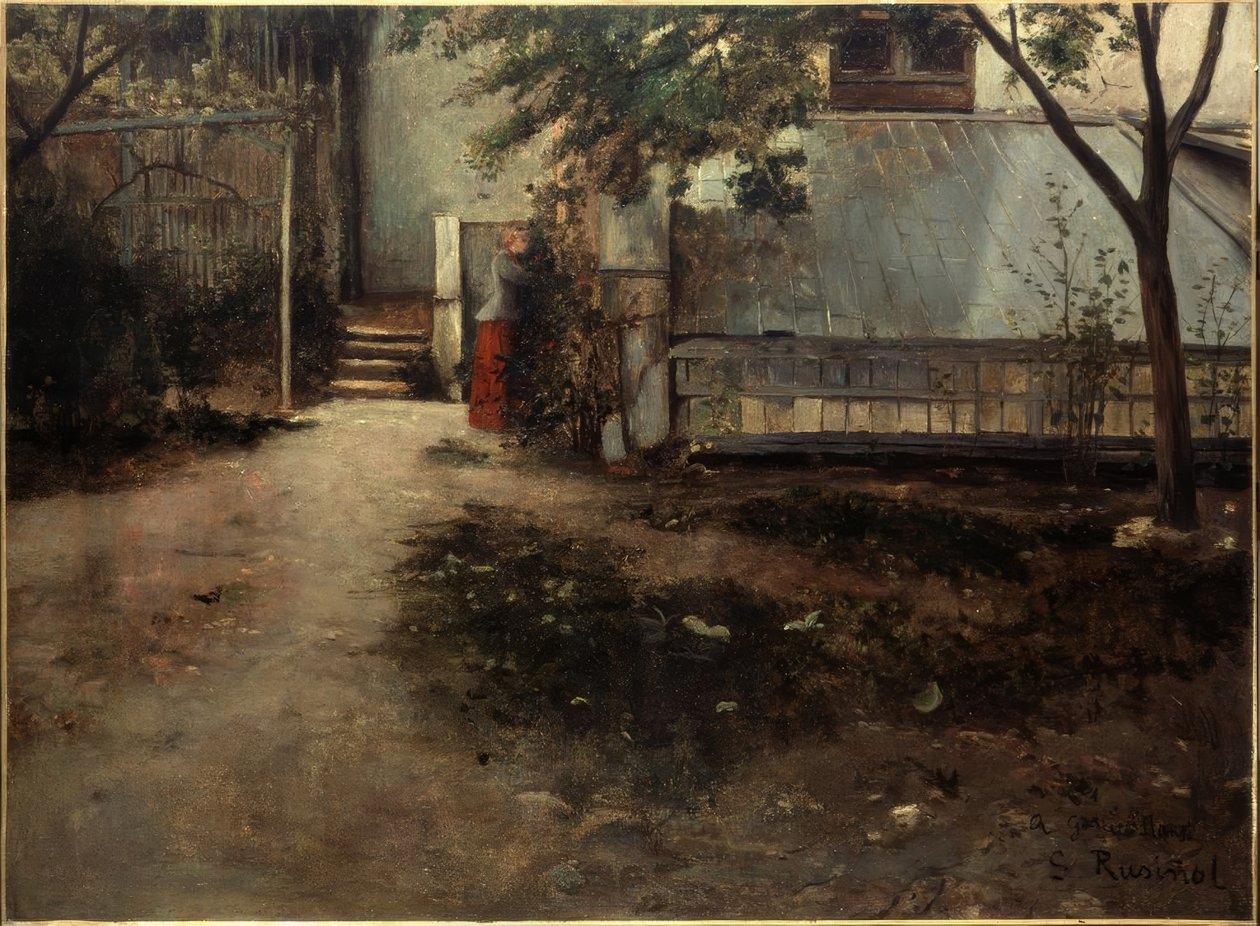 Gården till mitt hus av Santiago Rusiñol