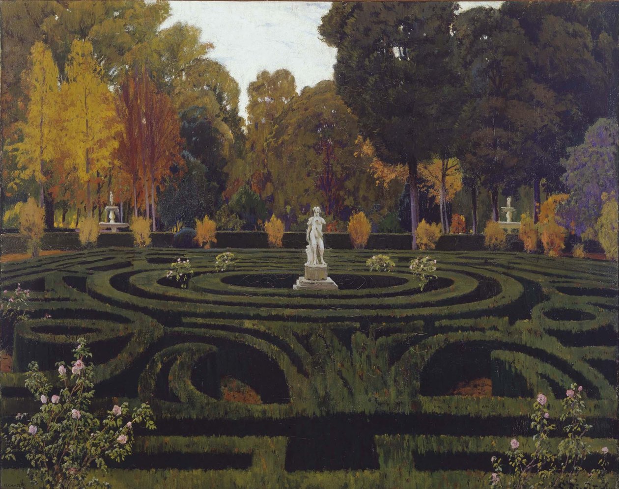Gammal faun av Santiago Rusiñol