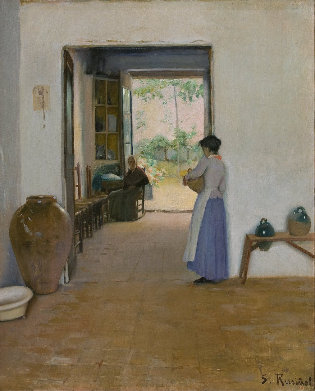 Sitges interiör av Santiago Rusiñol