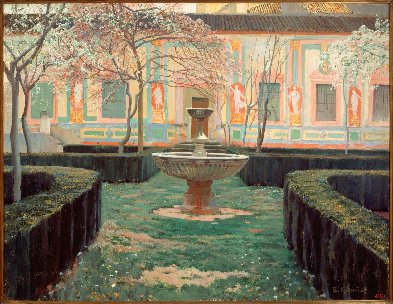 Övergiven trädgård av Santiago Rusiñol
