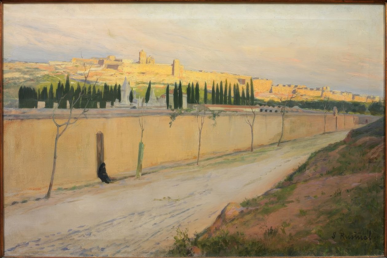 Vägen till kyrkogården av Santiago Rusiñol