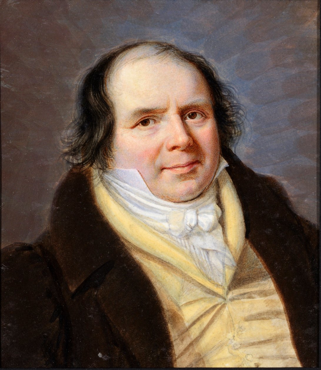 Porträtt av en korpulent man från Genesis Bourgeoisie Målning av Santo Panario (1786-1871) Genes, Gallery of Modern Art av Santo Panario