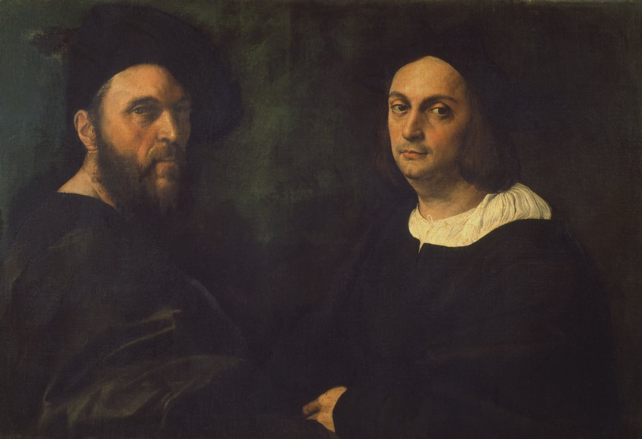 Dubbelporträtt, ca 1516 av Raffaello Sanzio Raphael