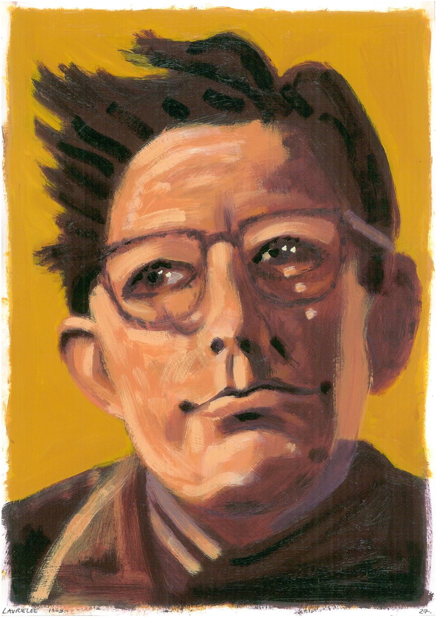 Laurie Lee, 2008 (olja) av Sara Hayward