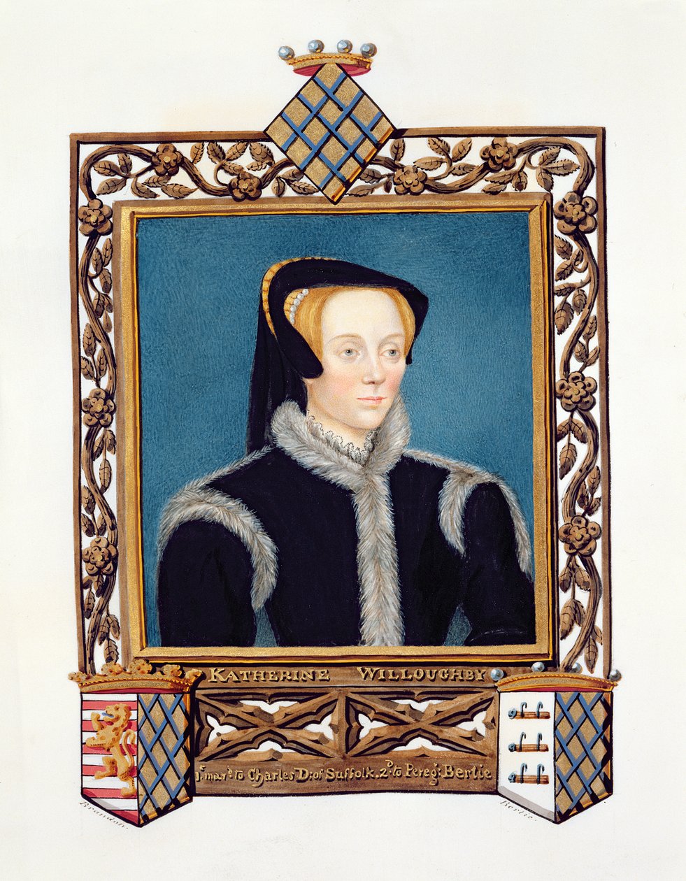 Porträtt av Katherine baroness Willoughby d