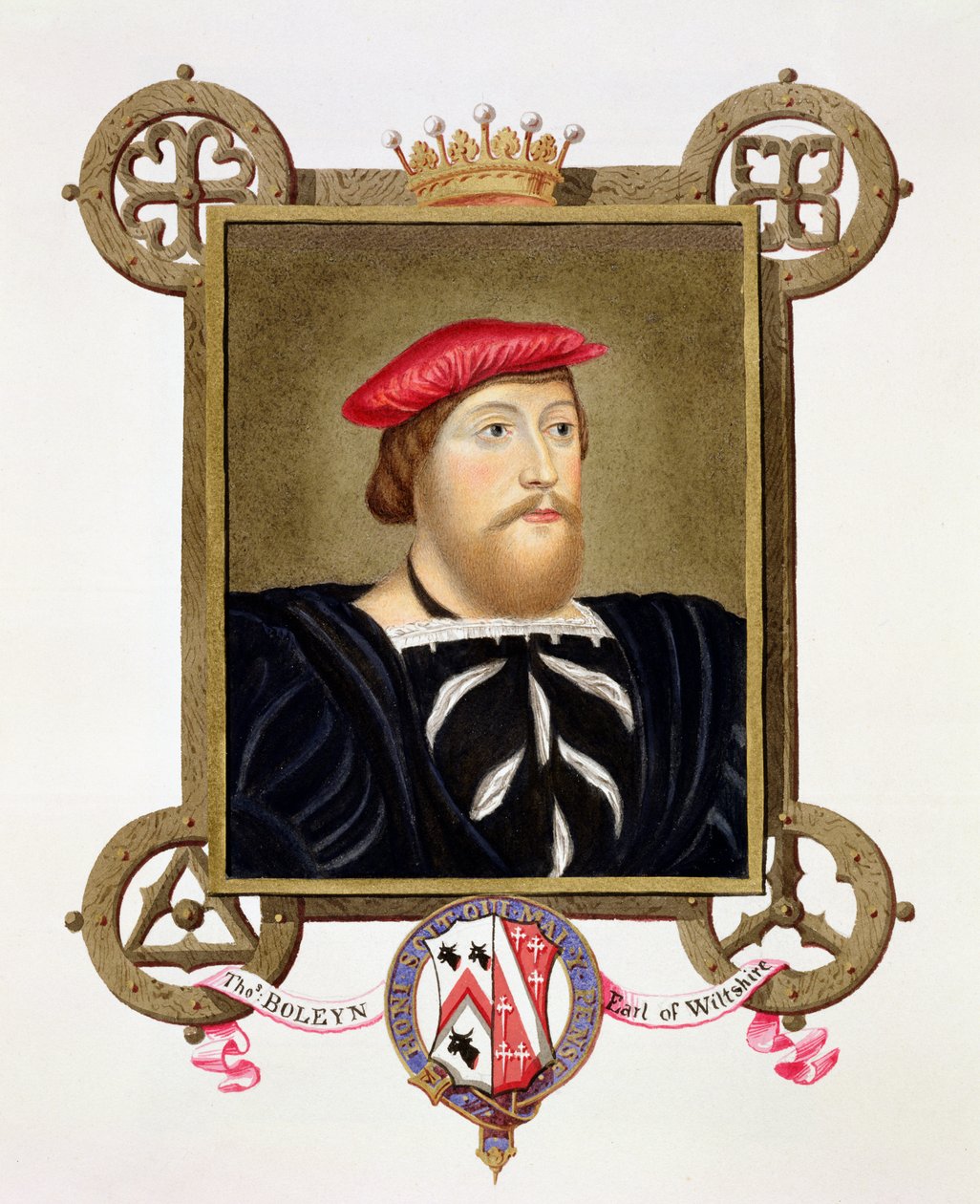 Porträtt av Thomas Boleyn (1477-1539) Earl of Wiltshire från 