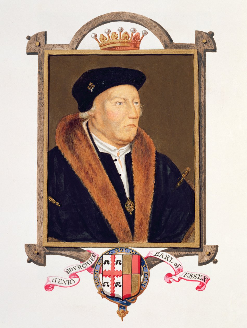Porträtt av Henry Bourchier (d.1539) 2nd Earl of Essex från 